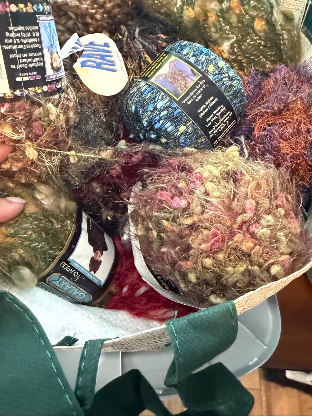 Assorted Multicolor Yarn Bundle